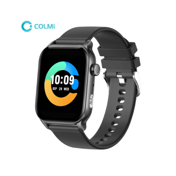COLMI P78 Smart Watch 1.952" AMOLED Display LED Flashlight Voice Calling - Black