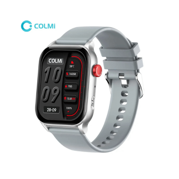 COLMI P78 Smart Watch 1.952" AMOLED Display LED Flashlight Voice Calling - Silver